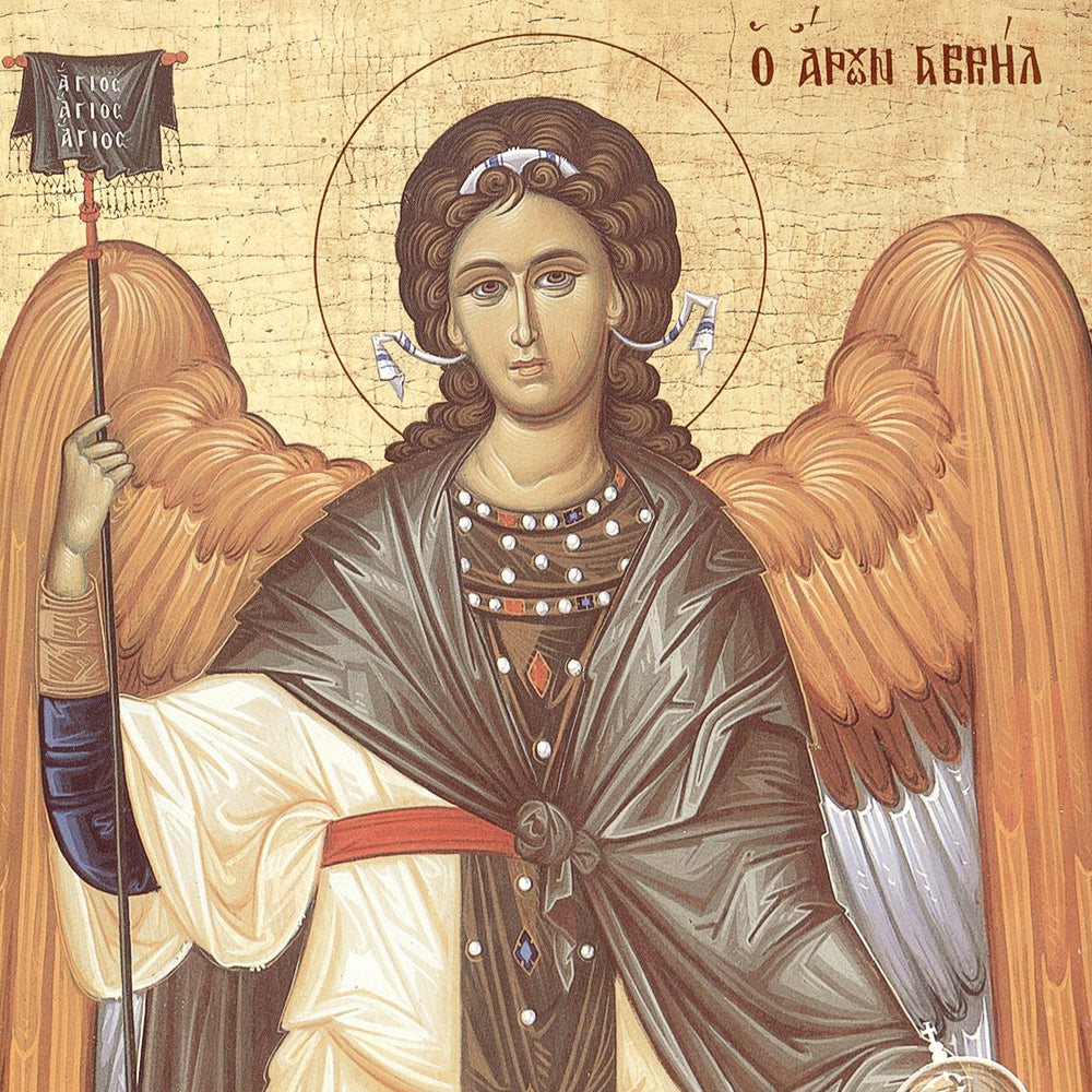 archangels michael gabriel and raphael icon