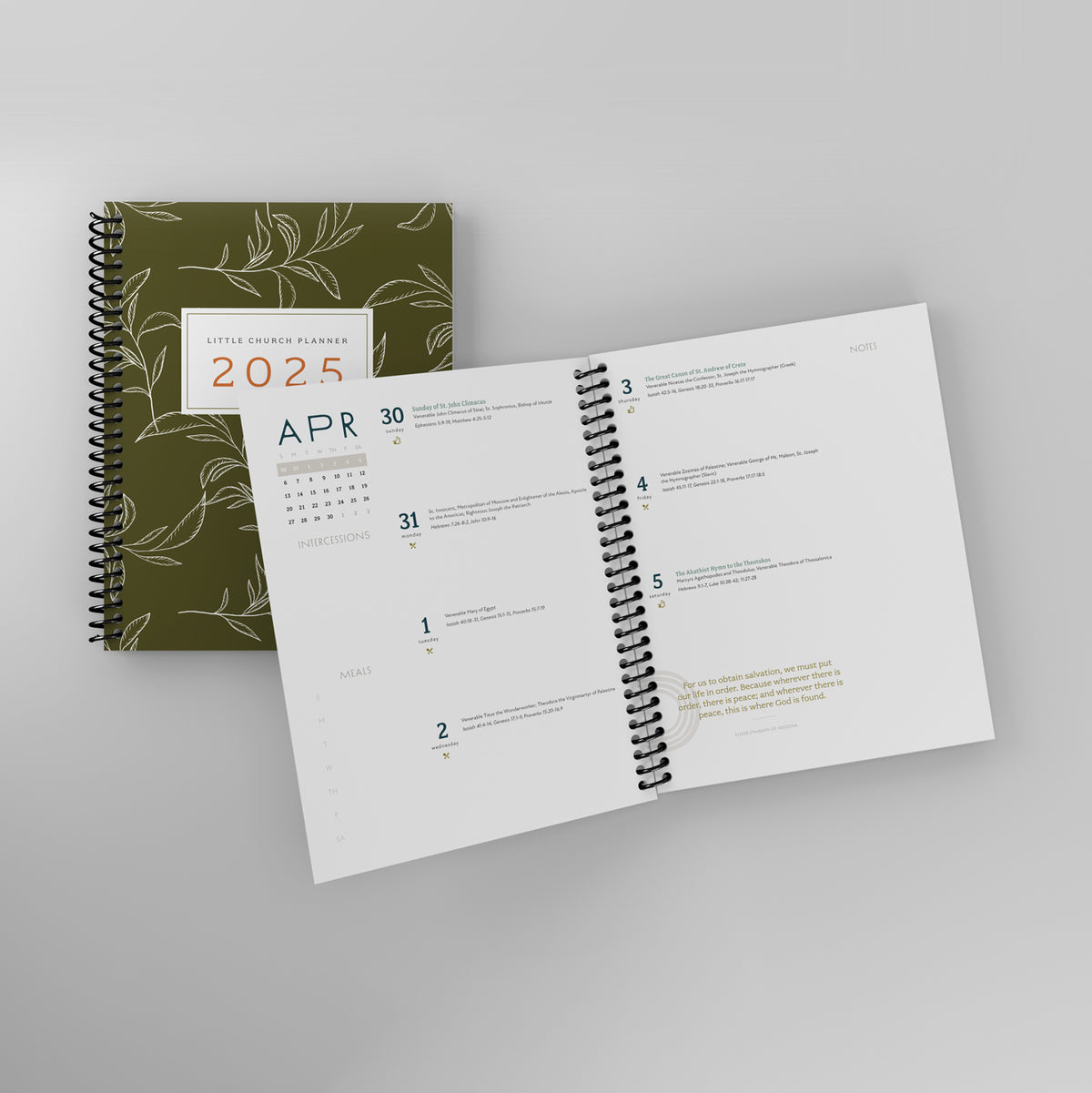 Little Church Planner, Desk Size | New Calendar