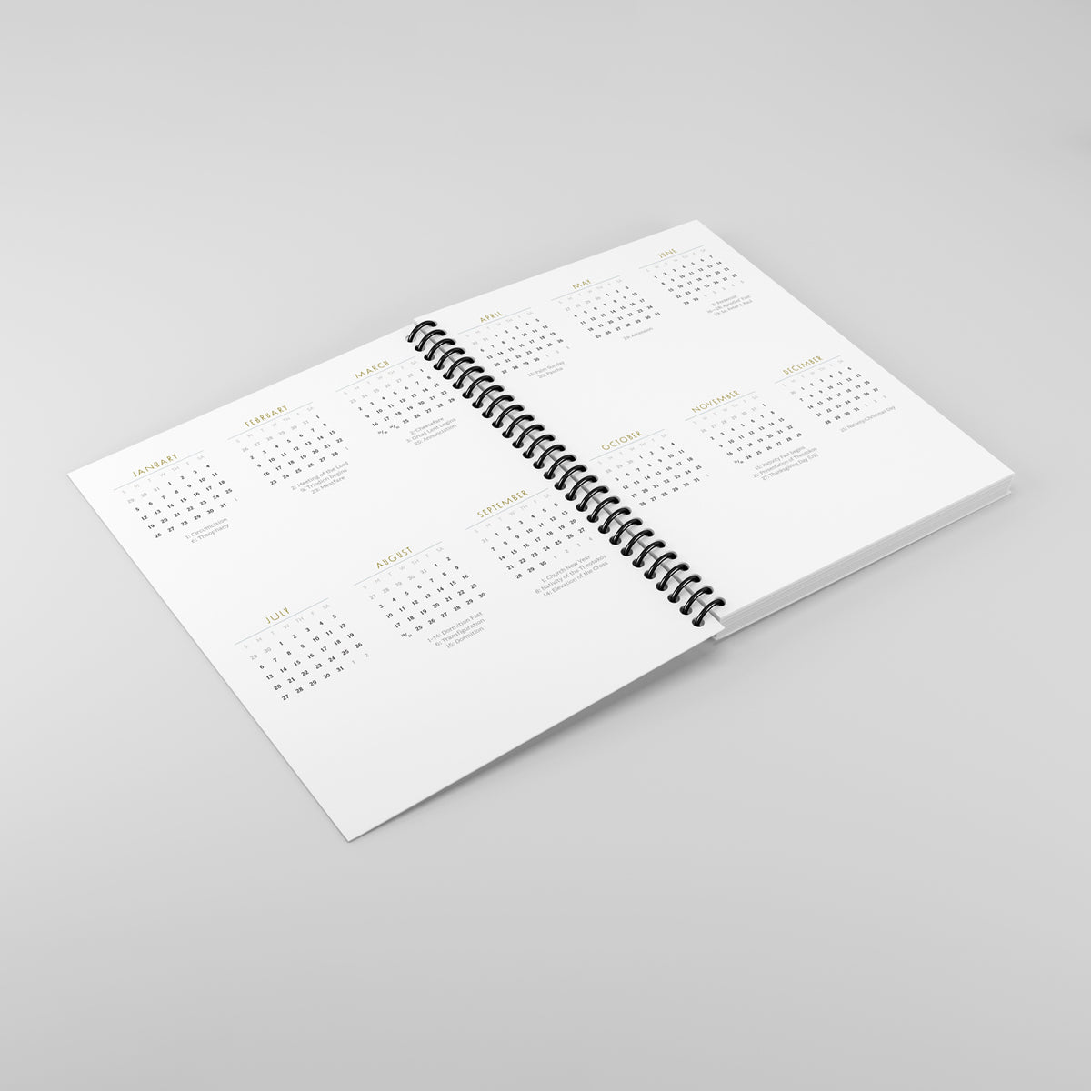 Little Church Planner, Desk Size | New Calendar